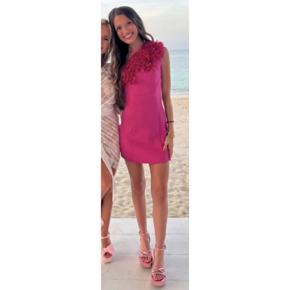 ELLIATT Uma Mini Dress in Pink Size Small - Picture 12 of 16